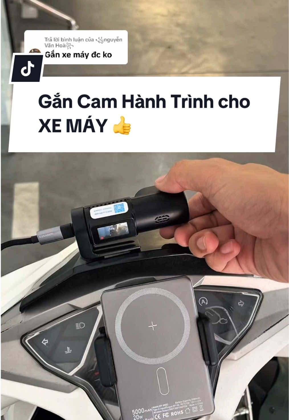 Trả lời @꧁nguyễn Văn Hoà꧂ Gắn Cam Hành Trình cho XE MÁY có được không ? #taibanhang #camerahanhtrinh #camerahanhtrinhoto #cameraq9 #camhanhtrinhxemay #camq9pro 