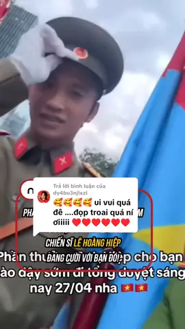 Trả lời @dy4bu3njlxzl Đồng chí Lê Hoàng Hiệp - Diễu binh 30/4, đẹp trai đỉnh cao! Phong thái chuẩn chỉnh, thần thái ngút trời! Tự hào quá, Việt Nam ơi! #LêHoàngHiệp #DiễuBinh304 #ĐẹpTraiKhôngGócChết #TựHàoViệtNam Bước Chân Chiến Binh Thân rèn thép, Tâm thắp lửa. Gia đình gánh, Tổ quốc yêu. Việc trao tay, Máu dâng đời! #ChiếnBinhCuộcĐời #KhôngLùiBước #GiaĐìnhLàSứcMạnh #TổQuốcTrongTim #NhiệtHuyếtKhôngTàn