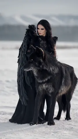 TRUE POWER 🖤 #wolf #angel #blackangel #blackwolf #power #strenght 