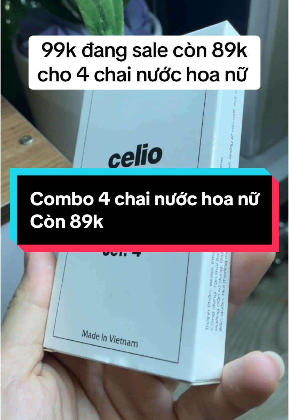 Nước hoa celio phiên bản dành cho nữ#nuochoa #nuochoanu #nuochoachinhhang #celio 