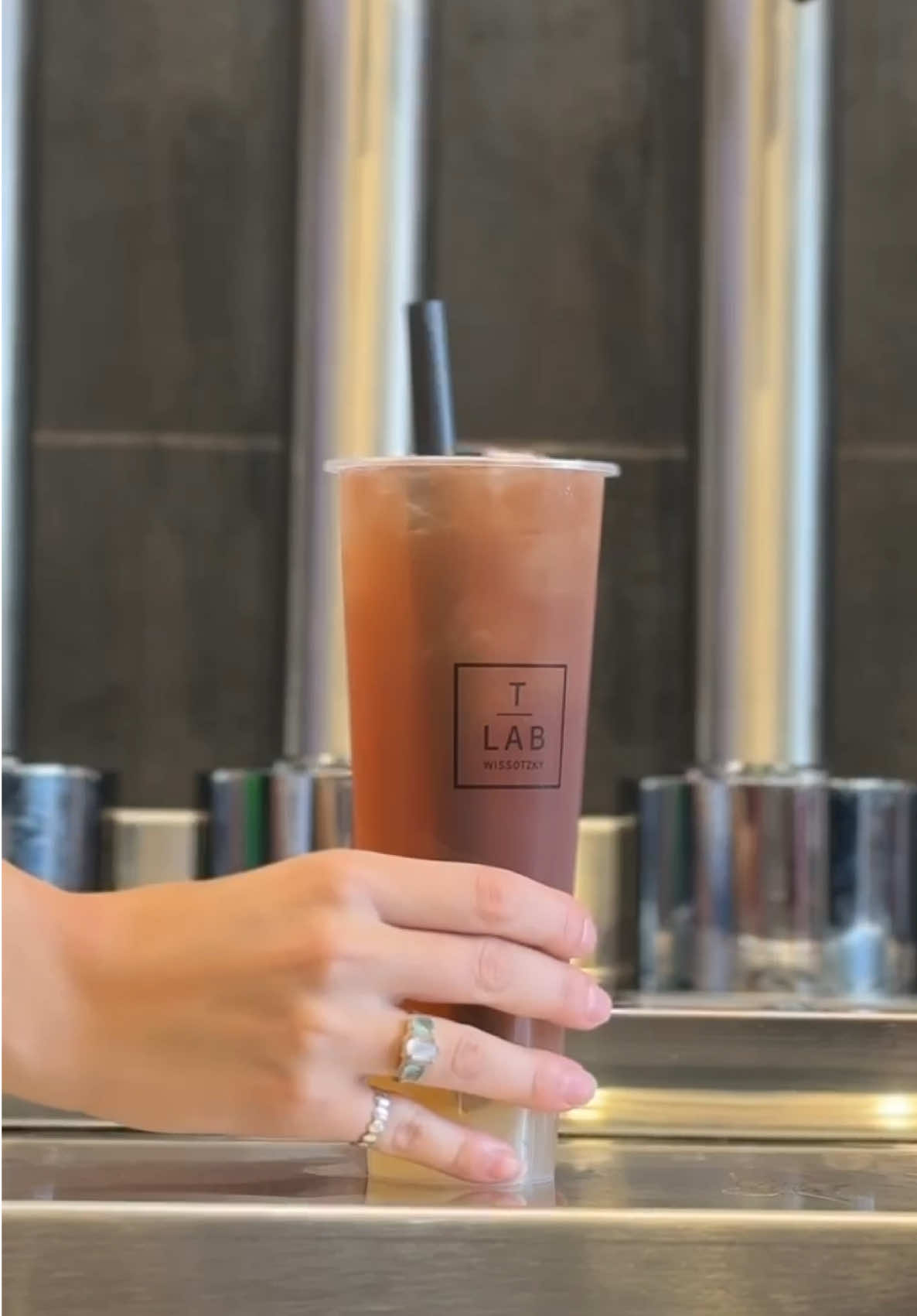 Tap tap Tapppp #tlab #bubbletea #bobatea #בובה 