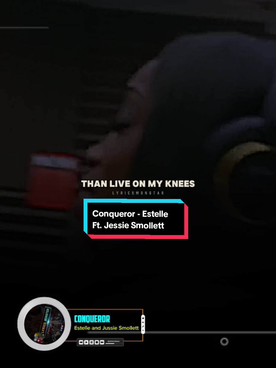 SONG: Conqueror  ARTIST: Estelle Ft. Jessie Smollett  #conqueror #estelle #jessiesmollett #RnB #rnbmusic #usa #Americanmusic #montylyrics #lyricsmonstar #monstareditz #lyrics #concert #lyrics #fyp #viral #foryou