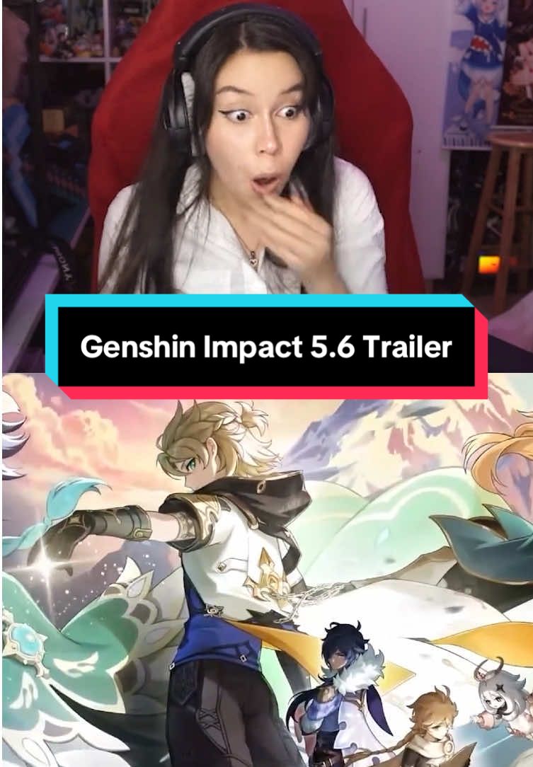 The 5.6 Genshin trailer was LOADED #Albedo #Varka #mondstadt #Venti #update #streamer #GenshinImpact 