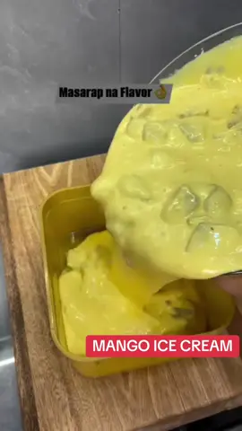 Mango Ice Cream #fypシ #filipinofood #pagkaingpinoy #dessert #Recipe #pinoyfood #creatorsearchinsights #icecream 