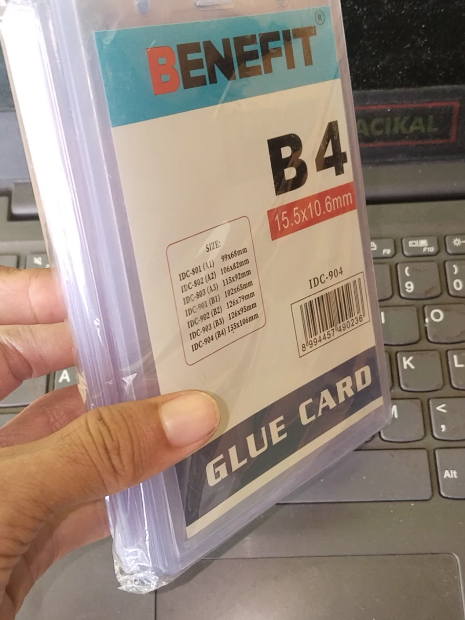 Blue card  tempat id card isi 20 pcs bahan mika #atk  #idcard  #taliidcard  #panitia  #kantor  #kegiatan 