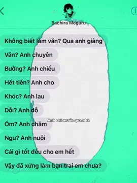 Tôi đã xứng để làm người yêu em chưa Y/N? #Hạ_Tử #bachira #bachirameguru #role #roleplayer #bluelock #CapCut  