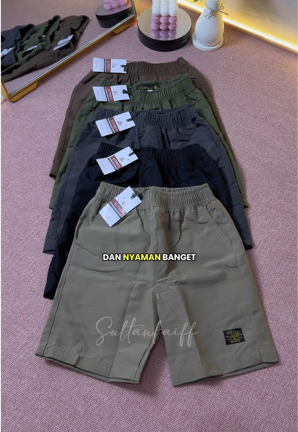 Celana harian untuk anak cewe cowo bisaaaa 😍 #celana #celanapendek #celanaanak #celanamurah 