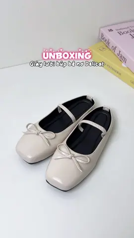 Đi hàng ngày hay đi chơi mà mang đôi giày búp bê này thì vừa thoải mái mà vẫn xinh quá nè 🥰🥰 #unboxing #review #giaydepnu #giaydepxinh #giaybupbe 