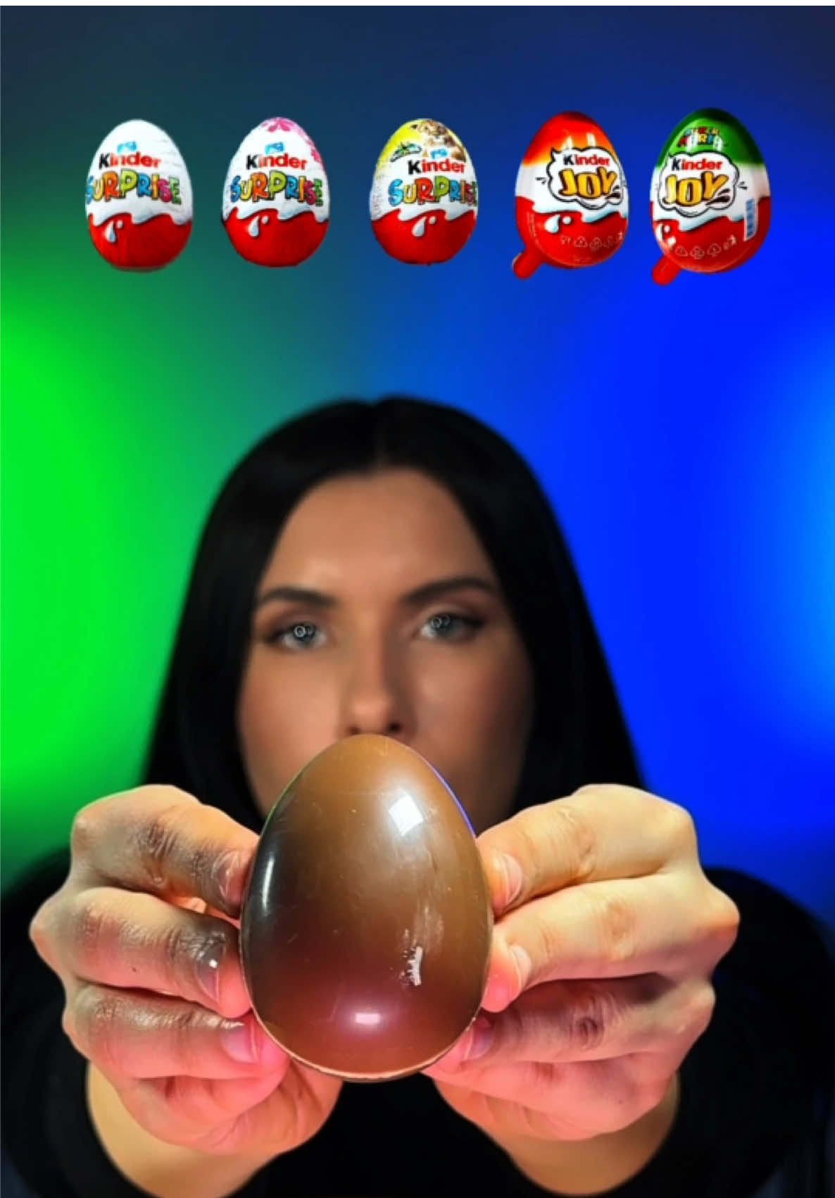 Trying different kindersurprise looks and rating them! Which style fits best? #ASMR #Mukbang #chocolatetasting