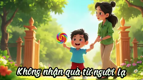 Dạy trẻ kĩ năng không nhận quà từ người lạ #giáoducmamnon #giaovienmamnon #yeunghe #xuhuongtiktok #tremamnon #congngheAI 