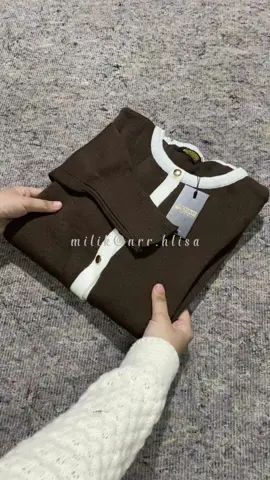Cardigan andalan buat semua acara! ⚡ Jangan sampai kehabisan bestie! 🤎