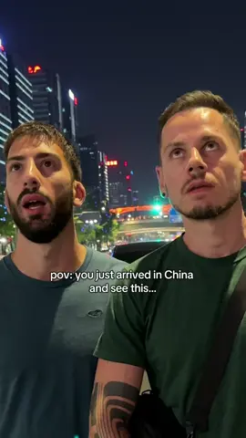 We arrived in China and is blowing our minds 🤯🇨🇳 #travelling #china #traveltok #travellife #asia 