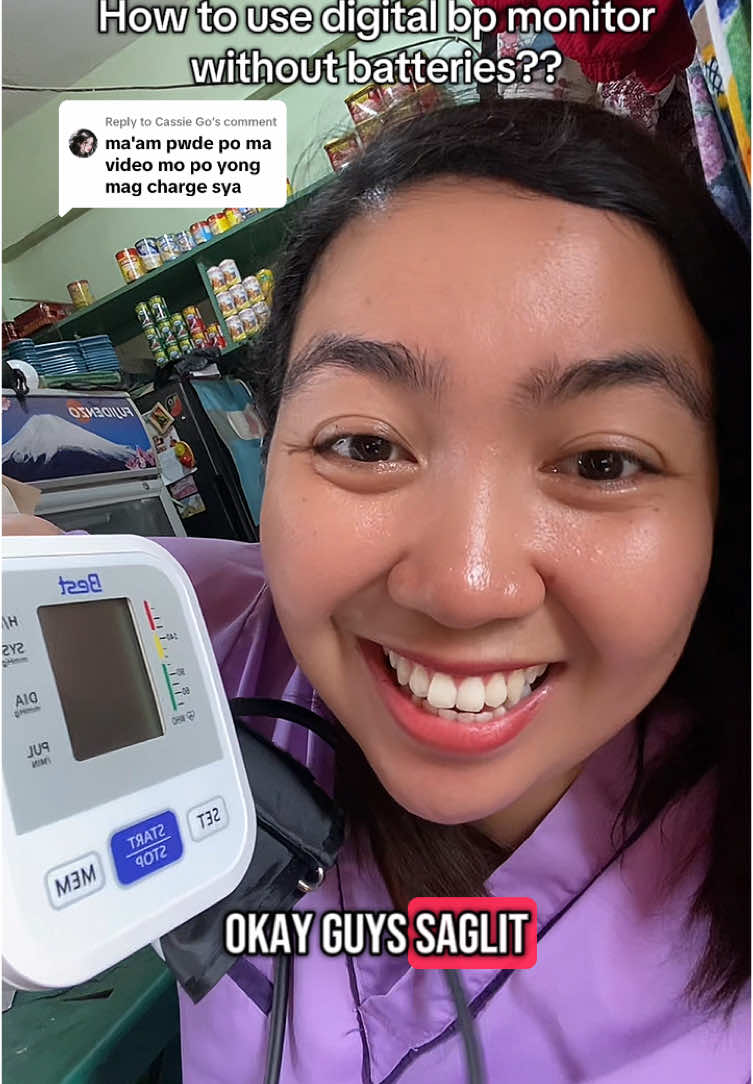 Replying to @Cassie Go perfect to sa mga may hypertension, pwede mo na icheck ang blood pressure mo kahit mag isa ka lang 🤗 Digital blood pressure monitor Digital bp monitor Digital bp apparatus Digital bp tutorial Digital bp Digital bp monitor with charger Digital bp recommendation Digital bp machine #bloodpressure #bpmonitor #digitalbloodpressuremonitor #bloodpressuremonitor #fyp 
