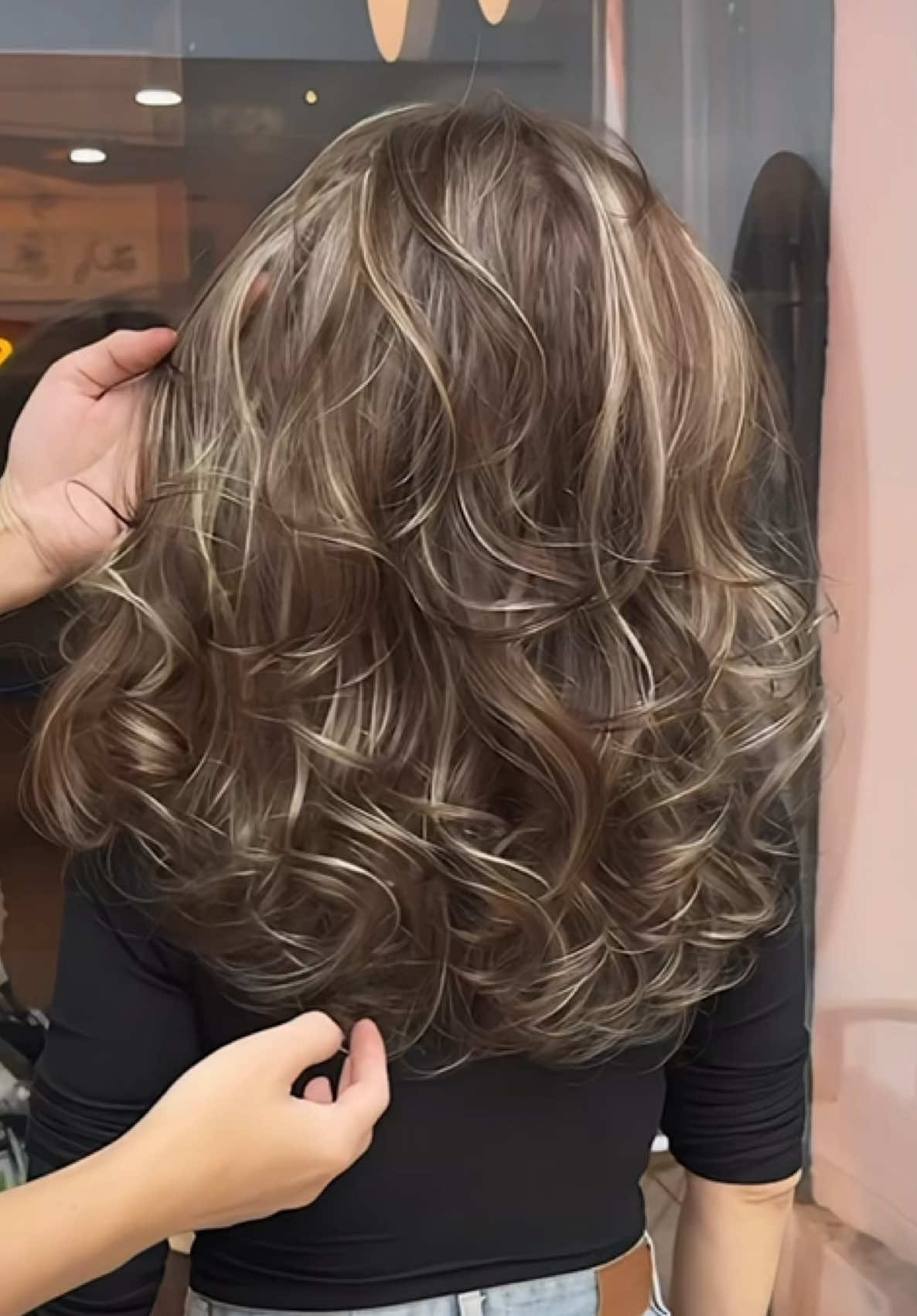 Tóc mõng uốn bung và highlight #salonhoangwy55phanhuyich #highlight #highlightphủbạc #duỗitựnhiên 