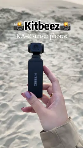 KA-2 sunset photo. ❣️Love KA-2💓💓#kitbeez #digitalcamera #kitbeezcamera #camera #photography #sunset #sea #beach #fyp #Vlog 