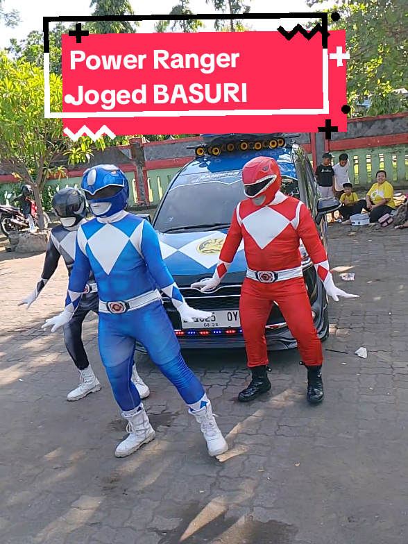 Power Ranger jadi bisa Joged Basuri nih Om 😃😀😄 @rangersbiru_u #powerrangers #basuri #jogedbasuri #joged #jogedviral 