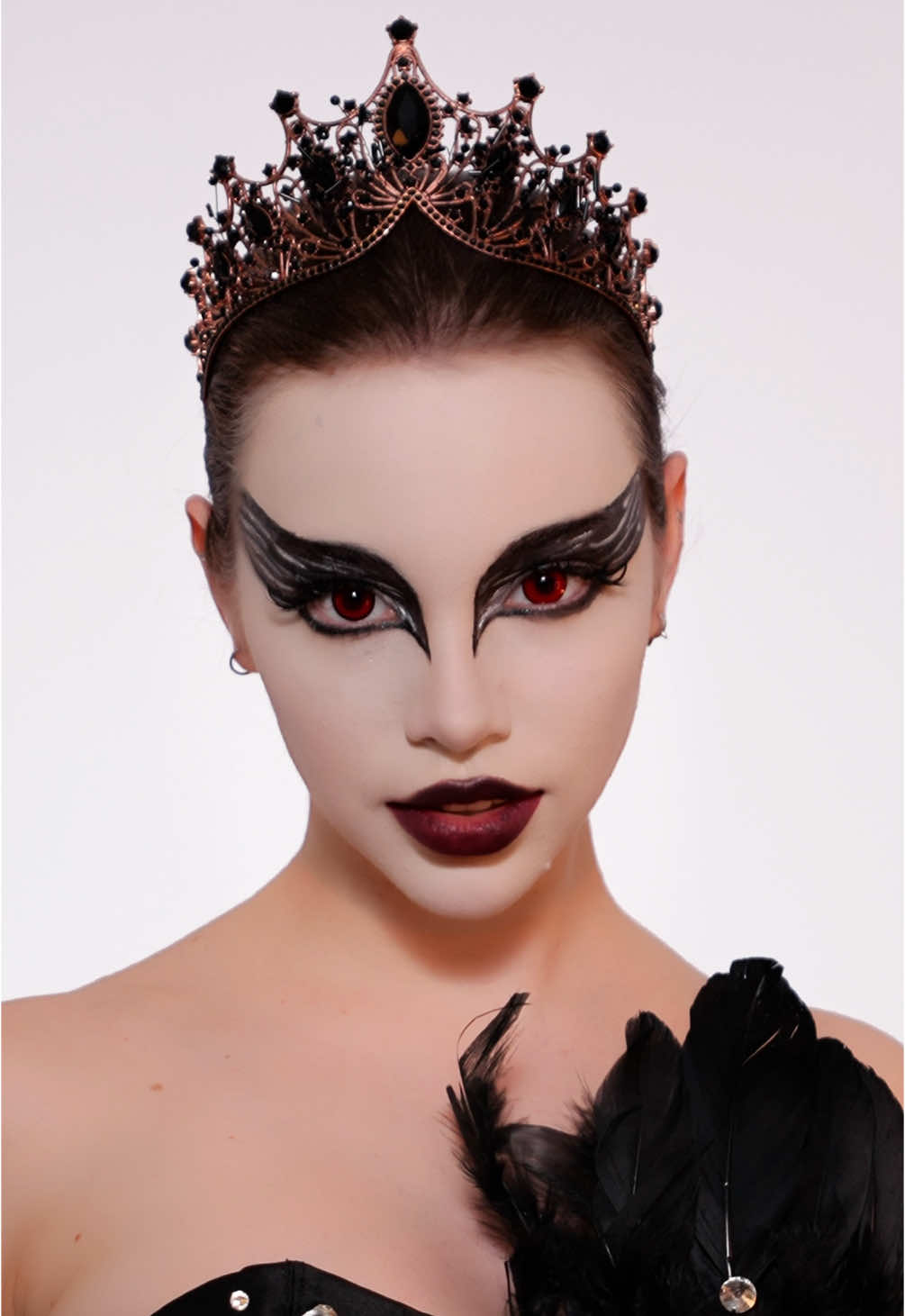 Had to repost it:) #blackswan #makeuptransformation #makeuptransition #cosplay
