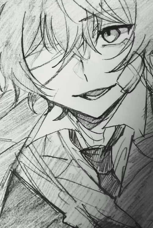 力尽きた‼️ #文スト #文スト太宰治 #文スト中原中也 #イラスト 
