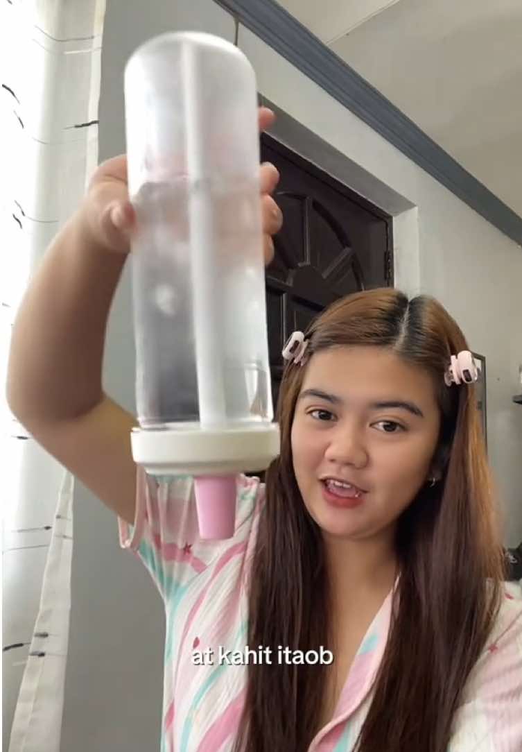 Drinking bottle na cute at leak free #drinkingbottle #transparentbottle #cutebottle 