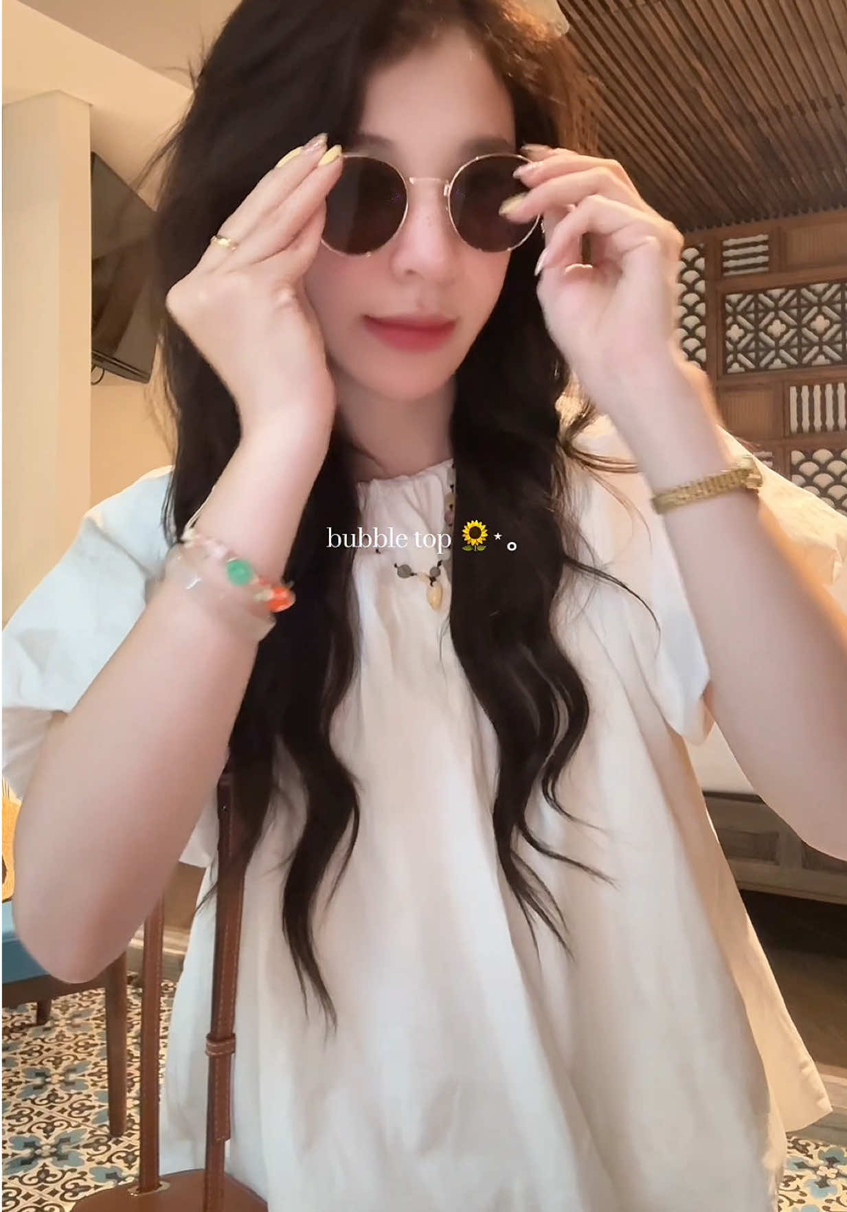 Có ai mê em bubletop ˚𓍢ִִ໋🌼🧺˚˖ này giống em hông nè, nó bay bay nó bồng bồng cưng xỉuuu 🫶🏻😚#Summer #shopping #aosomi #babydoll #xuhuongtiktok #chanvayjeans 