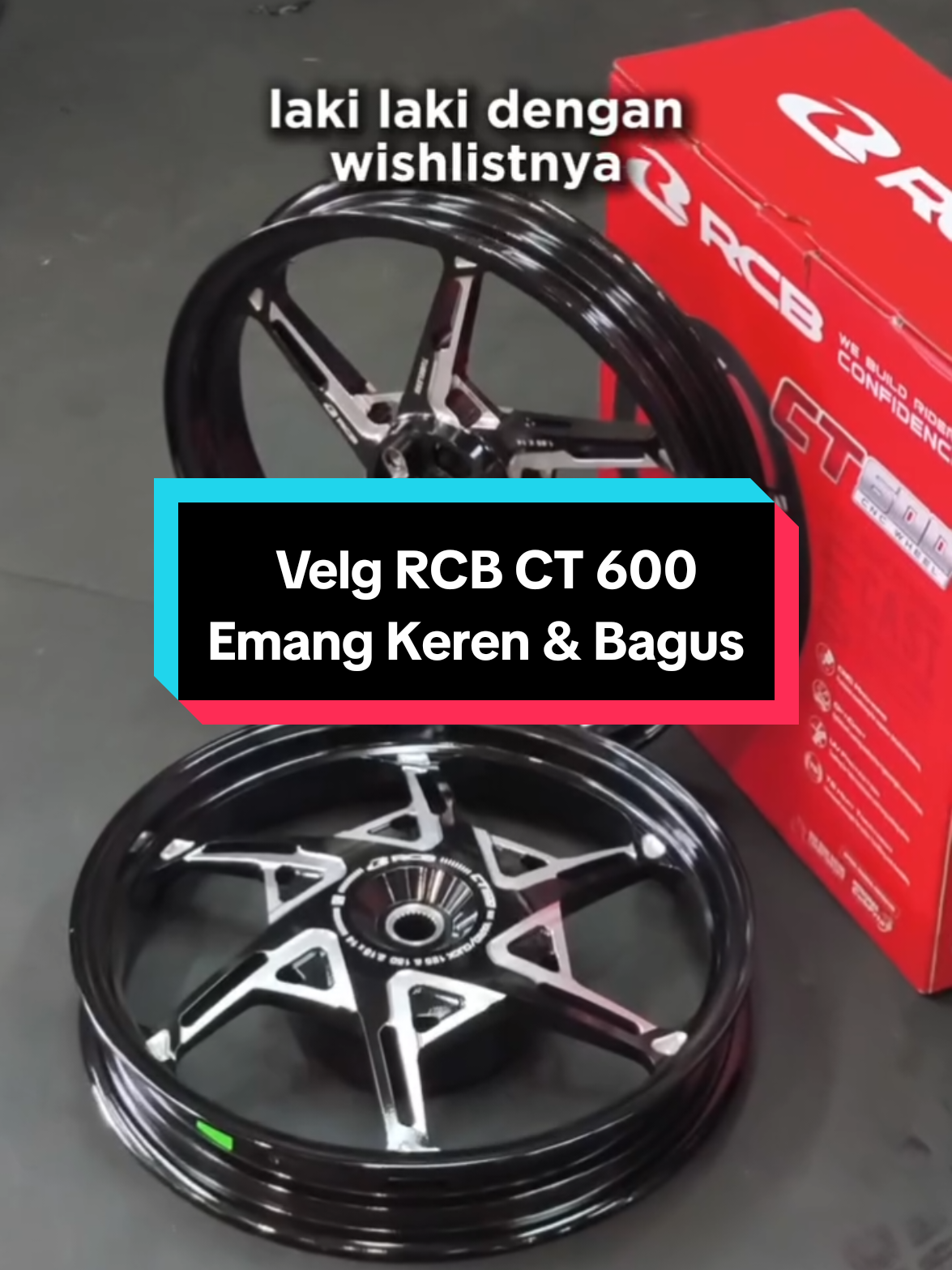 Velg Racing Motor CNC RCB CT 600 Vario 125 150  #velgracing #velgmotor #velgcnc #velgring14 #velgrcb #rcbct600 #vario125 #vario150 #variomodifikasi #varioledold #variolednew #varionistyindonesia #varioproper #variongabers #trendmotor #sukucadangmotor #aksesorismotor #sparepartmotor #modifikasimotor #variasimotor 