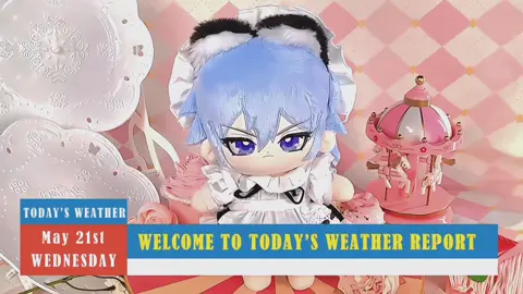Welcome to today’s weather forecast! 🌤️ Which weather plushie would you like to see?  #twistedwonderland #twstファンアート #twst #plushies #cottondoll #plushwonderland 