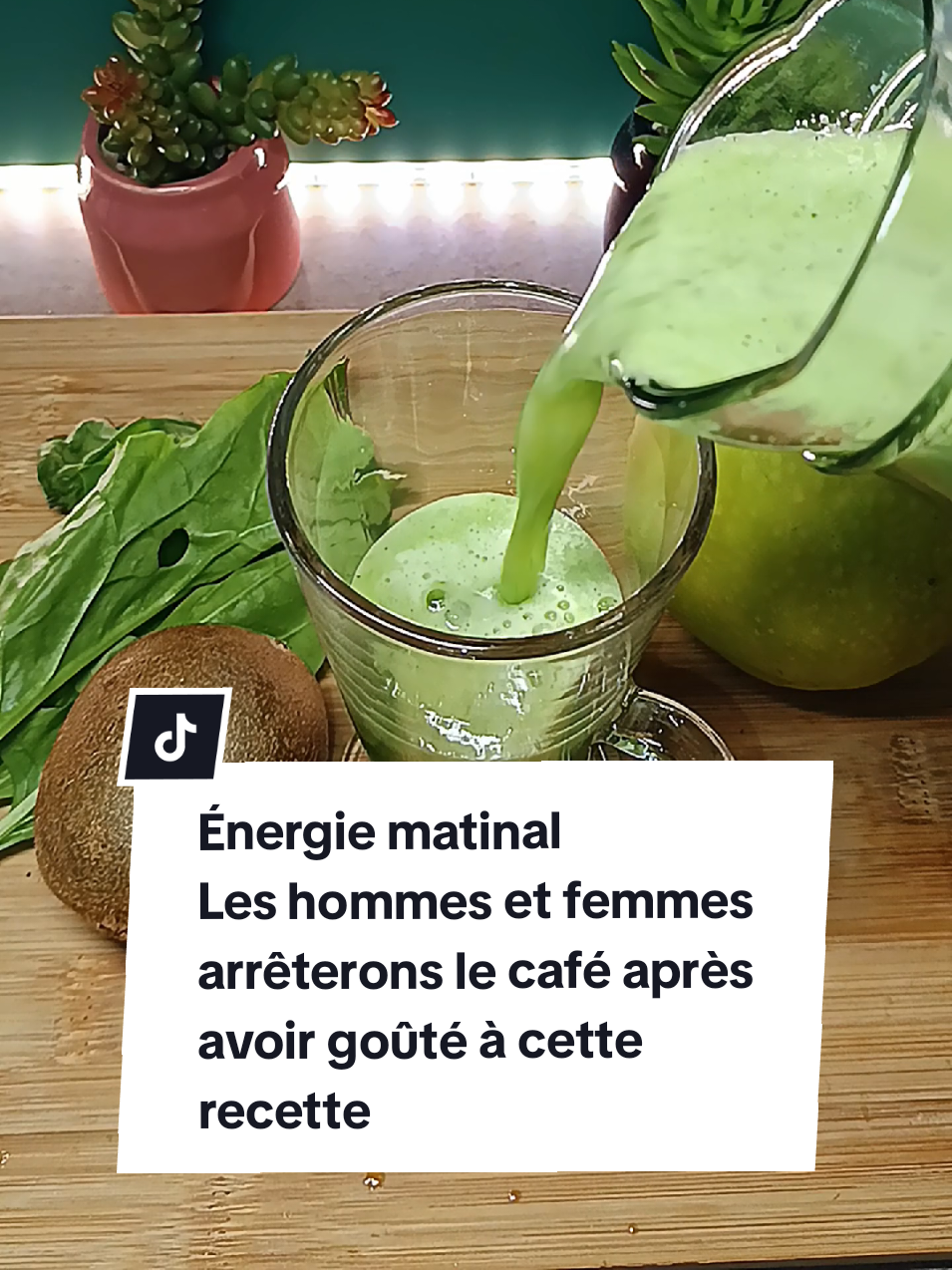 Énergie matinal  Les hommes et femmes  arrêterons le café après  avoir goûté à cette recette
