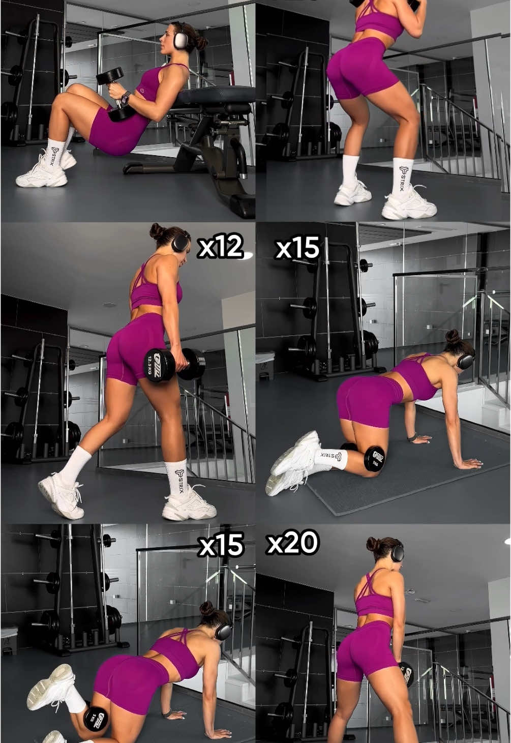 3D GLUTES with dumbbells only? 🔥🍑 No gym, no problem — just you + dumbbells = serious booty burn! Save this, tag a bestie 👯‍♀️ & try it! If you wanna sculpt your whole body with just dumbbells — check out my 𝗢𝗡 𝗧𝗛𝗘 𝗚𝗢 𝗦𝗧𝗥𝗘𝗡𝗚𝗧𝗛 program in the 𝗘𝗟𝗩𝗧📲 Home gym? Sorted ✅ Results? Elite 🏆 Excuses? Byeee 🚫 3-day FREE trial — link in bio!  #homeworkout #gluteworkouts #gluteworkout #lowerbody #dumbbell #gymtips #homefitness