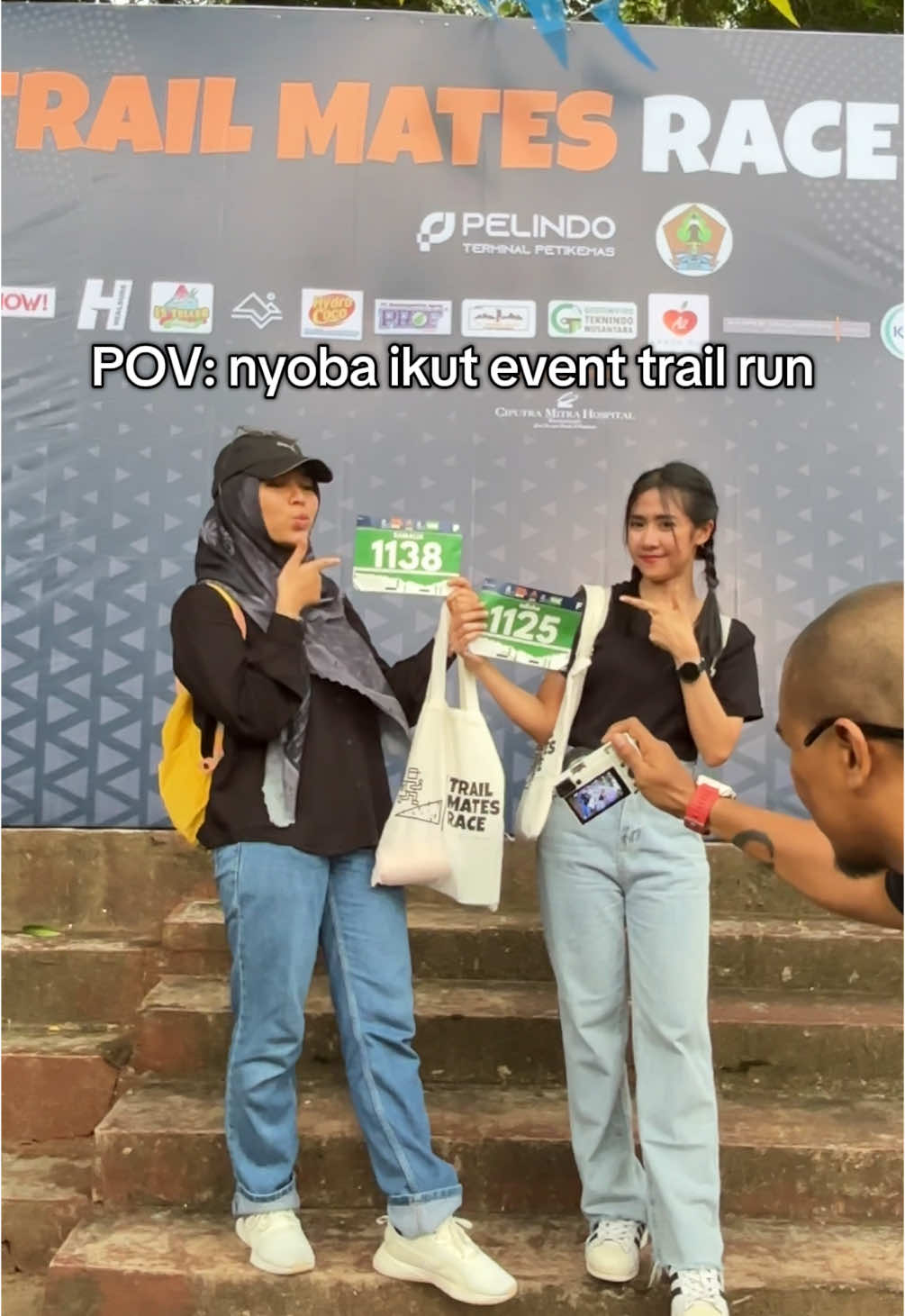 Padahal iseng aja nyobain event trail 😣 #trailrun #trailmates #trailmatesrace2025 #tahurasultanadam 