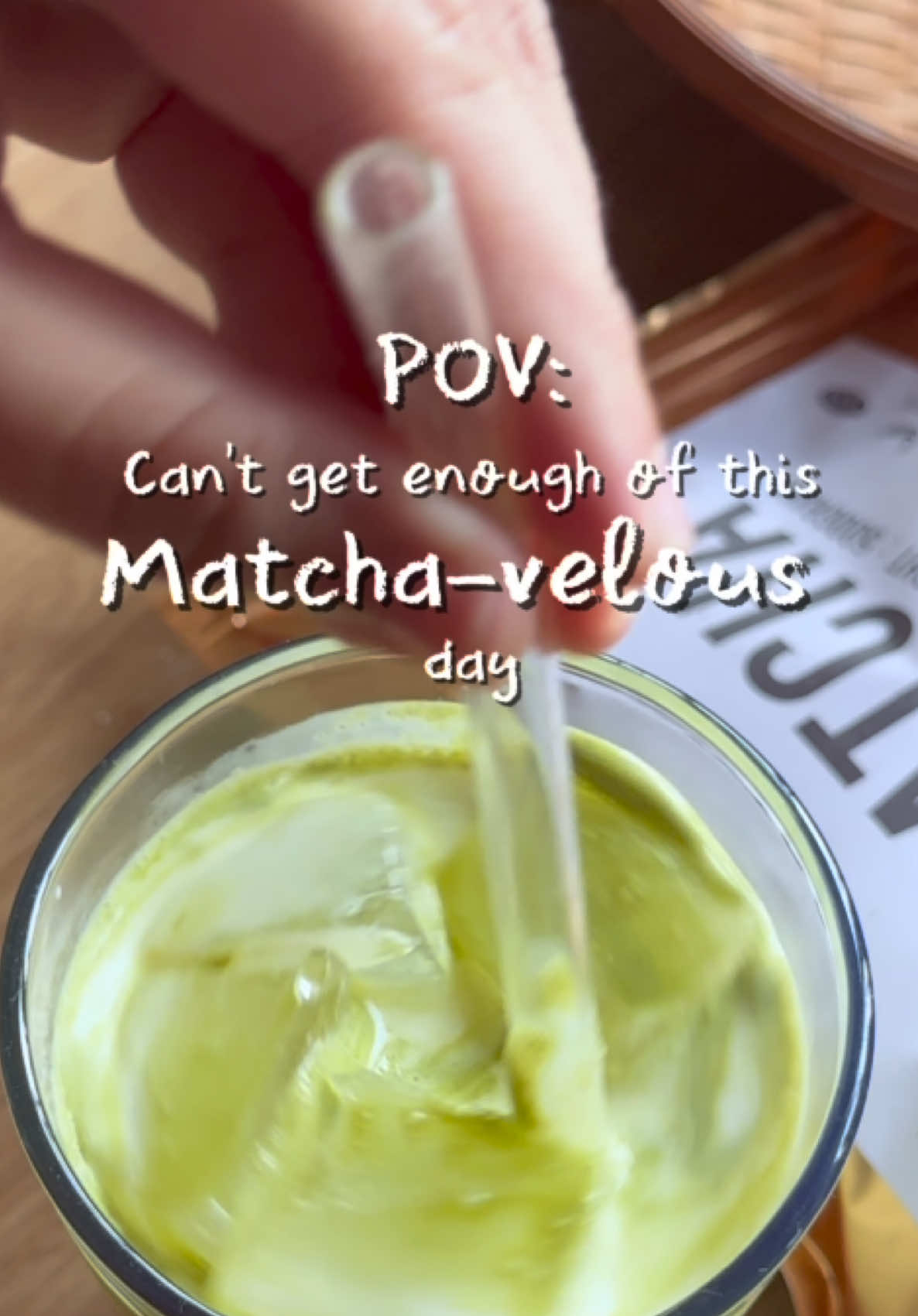 A cup of matcha a day keeps the stress away 💅🏻🍵 #matcha #greentea #japanesematcha #tehhijau #greenteaviral 