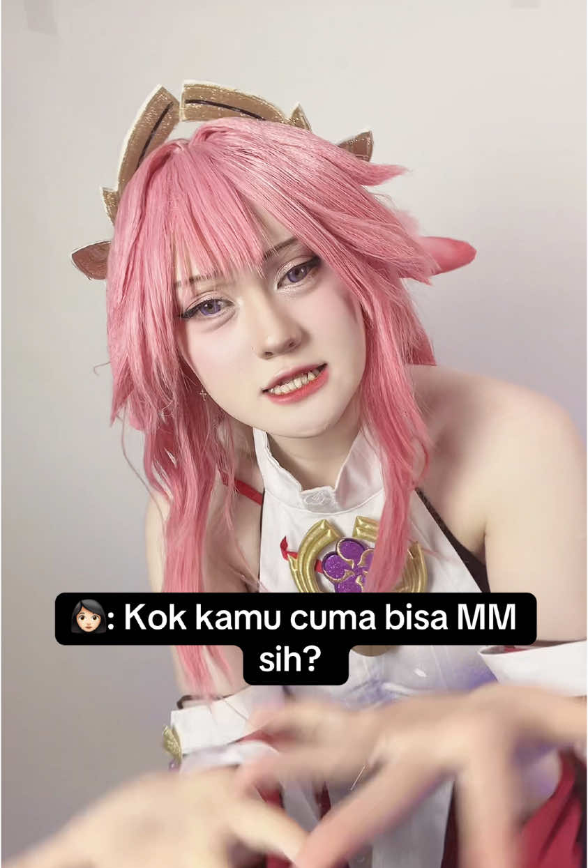 Emang kenapa? Kan role aku Irithel 🤣 #yaemiko #yaemikocosplay #marksman #fyp 