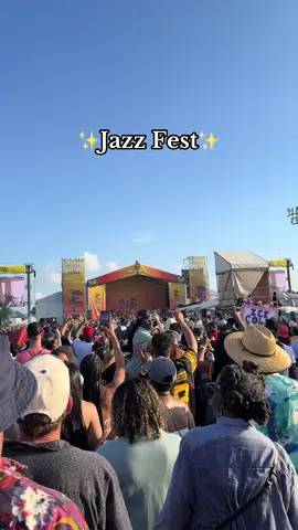 Jazz Fest in NOLA ✨🎶🎺 the best time of the year #jazzfest #neworleans #lilwayne #tankandthebangas #spring #festivalseason @FOX 8 New Orleans 