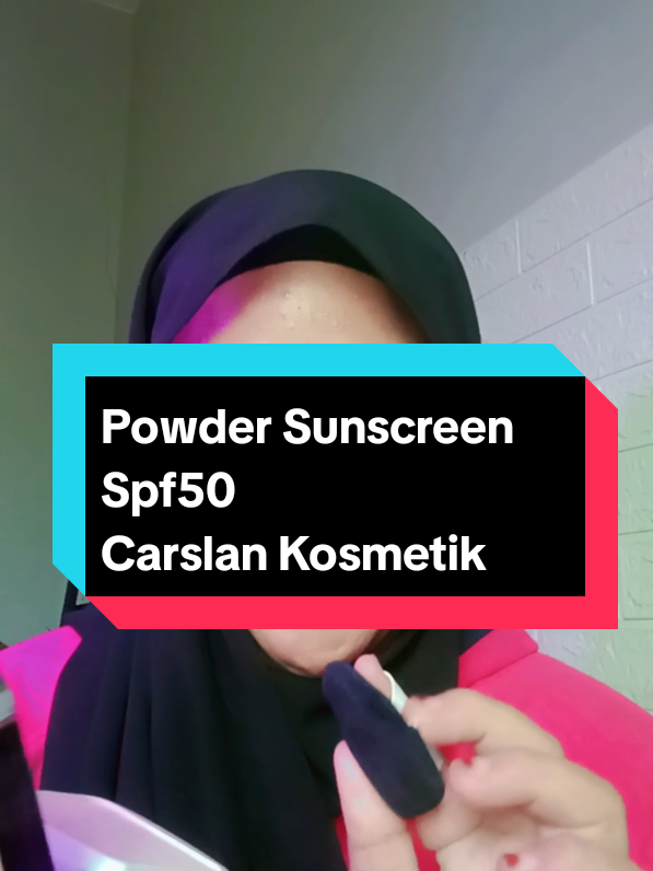 Carslan Tak pernah Tak Best Kalini Ada Bedak Sekali Sunscreen 🫣 #carslan #carslancosmetics #powderfoundation #powdersunscreen 