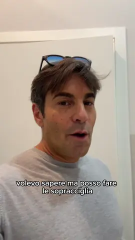 Sopracciglia sistemate.                                                                     #italian #umo #fashion #italianstyle #gentleman #moda 