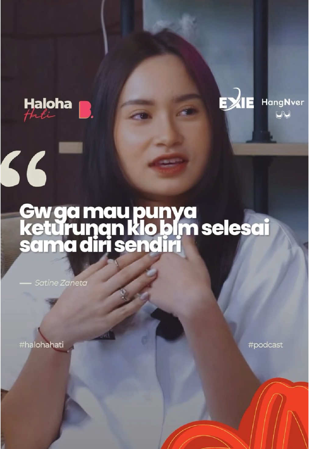 Ngga mau punya anak kalo belum selesai sama diri sendiri #fyp #podcast 