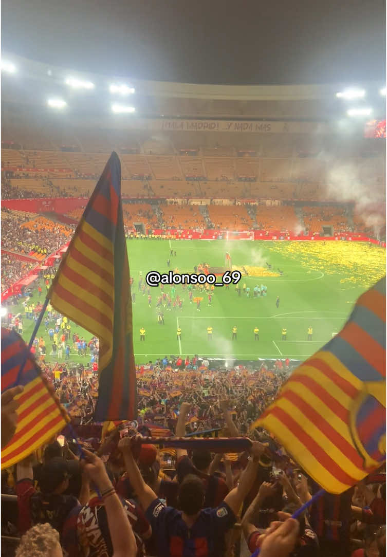 El himno del barça en la cartuja 🔵🔴 #barsa #final #sevilla #football #parati 