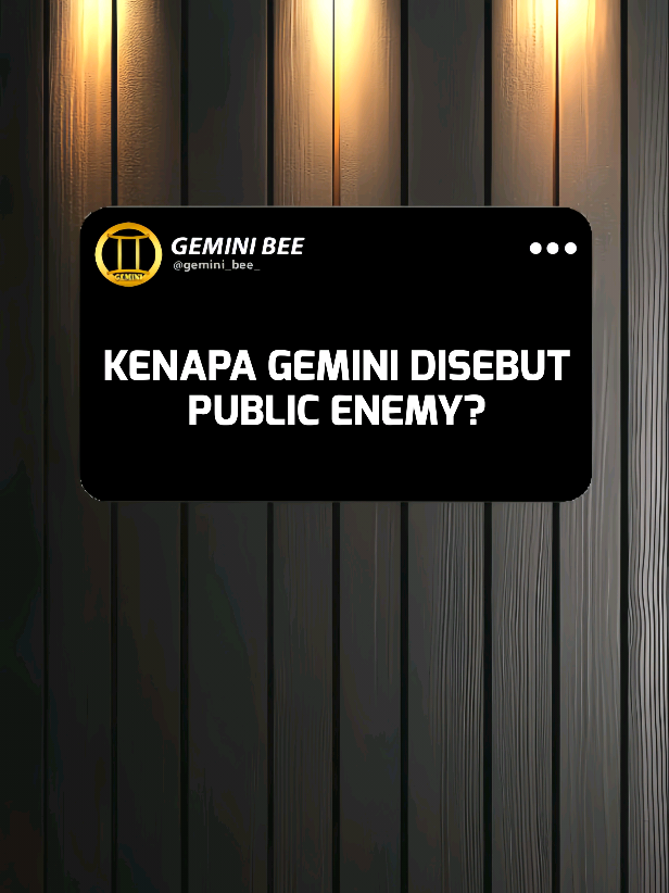 KENAPA GEMINI DISEBUT PUBLIC ENEMY? #zodiaktiktok #zodiakindonesia #zodiacsigns #publicenemy #gemini #geminibee 
