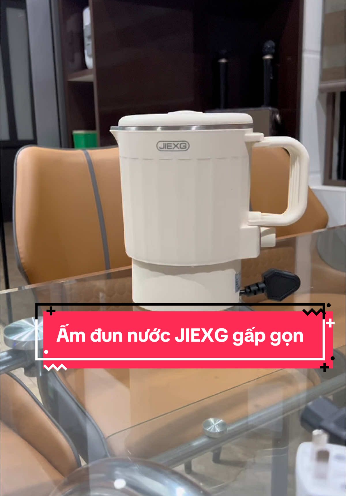 Ấm đun nước JIEXG gấp gọn với dung tích 800ml có thể mang đi du lịch , công tác rất tiện gọn nhé #amdunnuoc #amdunnuocgapgon #amdanang #dexuat #xuhuớng #creatorsearchinsights #Maisimreview 