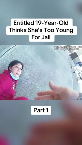 Entitled 19-Year-Old Thinks She’s Too Young For Jail#cops #copsoftiktok #police #policeofficer #bodycam #crime #truecrime #truestory #foryou #fyp 