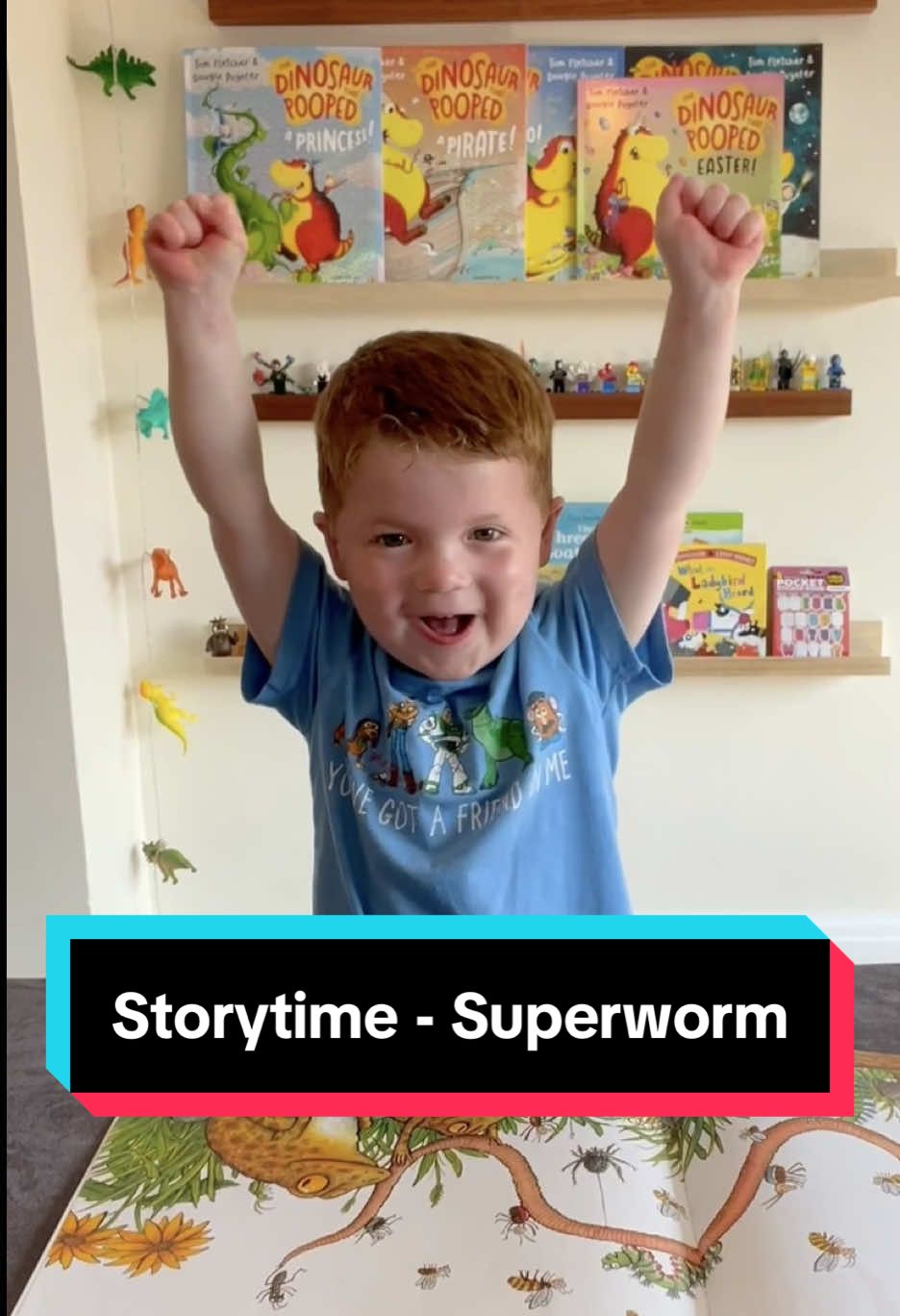 Superworm!! Today it’s story time with Carter!  • @BBC @CBeebies @CBBC  #juliadonaldsonbooks #reading #fyp #fypp #toddlersoftiktok #toddler 