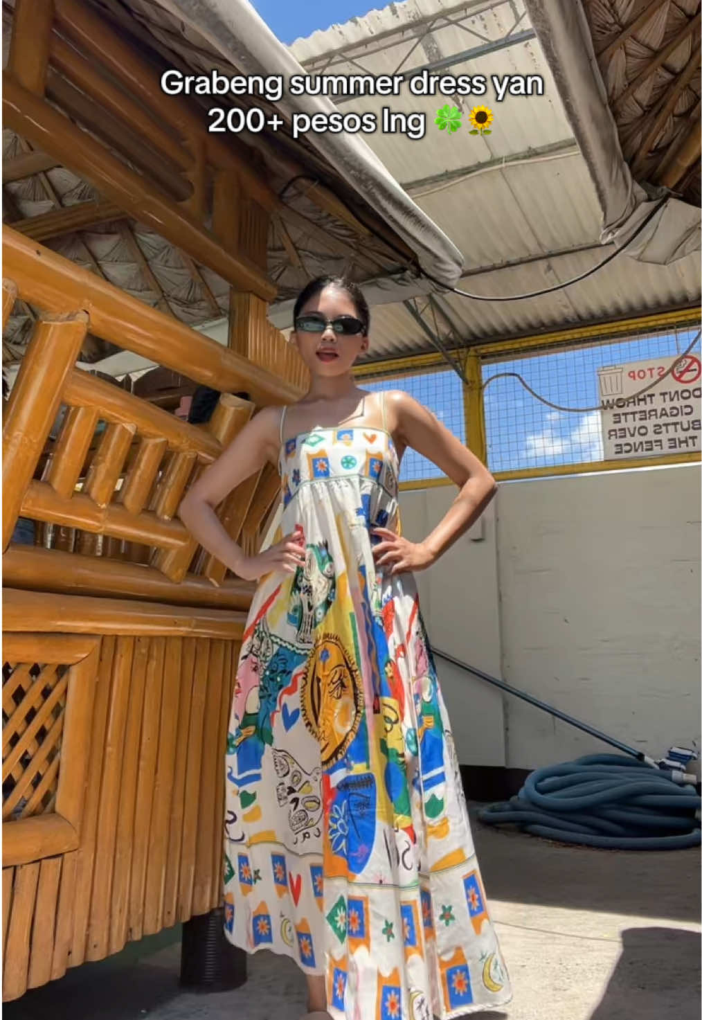 Ang lamig ng tela perfuk sa mainit na panahon ngayon 🍃 #summerdress #longdress #beachdress #dressforbeach Disclaimer: prices may vary after promotion ends 