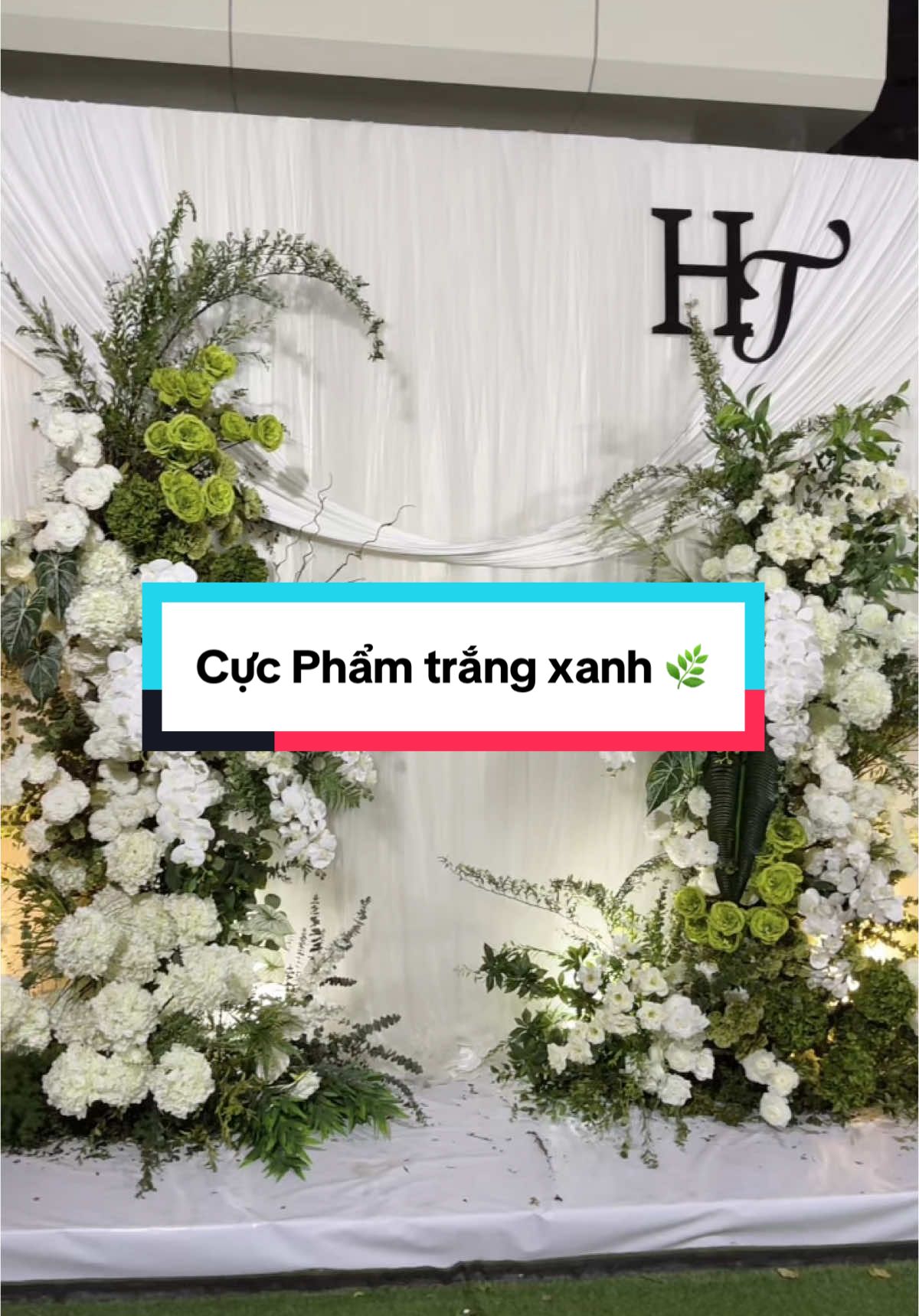 Cực phẩm tháng 4 của em, back cưới tone xanh trắng ưng nhất mùa hè 🌿🌿🌿#xuhuong #ánhtuandecor #Backgroundcuoi #cổnghoađẹp #VĩnhPhúc 