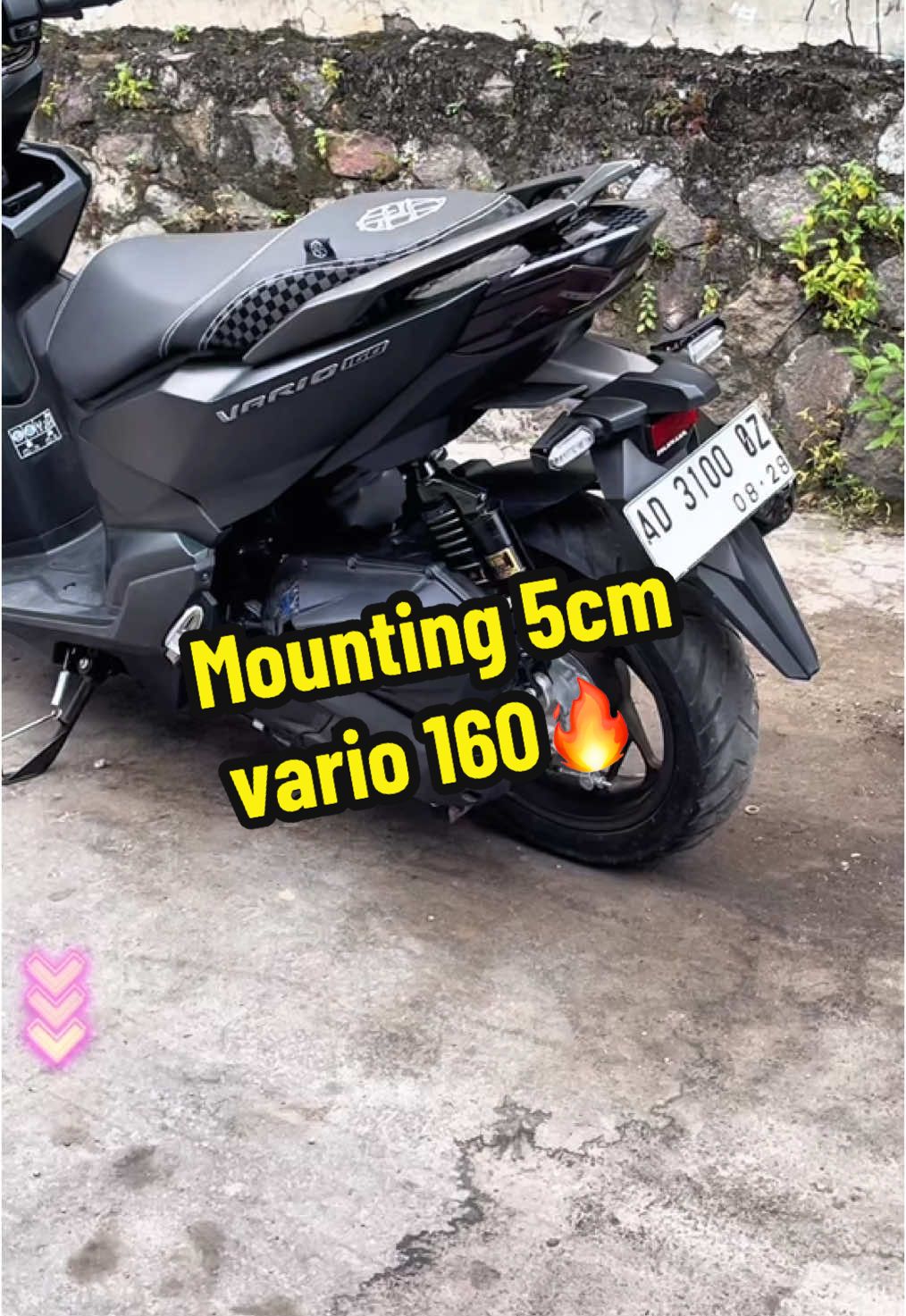 Hasil Pemasangan Engine Mounting ARM di Vario 160 Ganteng Pol🔥Engine Mounting Vario 160💫                     #vario160 #variomodifikasi #vario160modifikasi #varionistyindonesia 