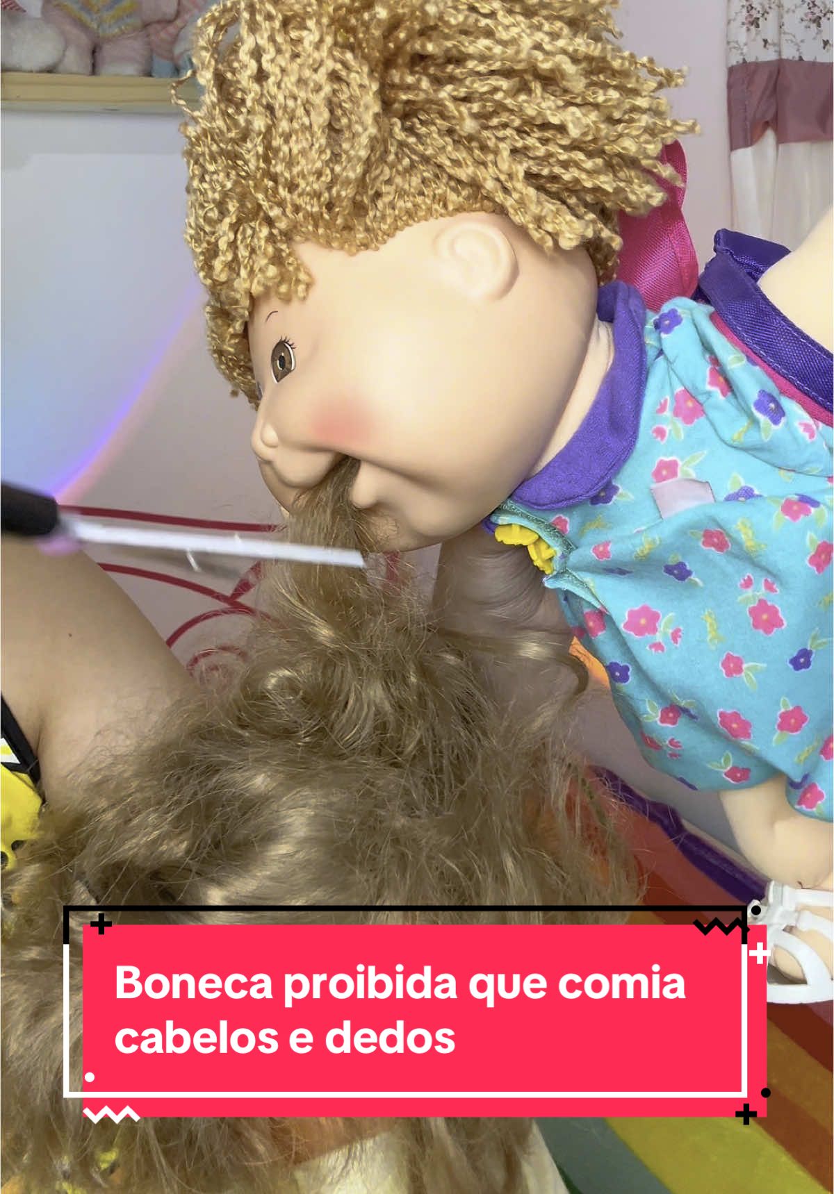#creatorsearchinsights Boneca Possuída #Nostalgia #anos90 #anos80 #antigo #brinquedo Cabbage Patch Kids Snack Time