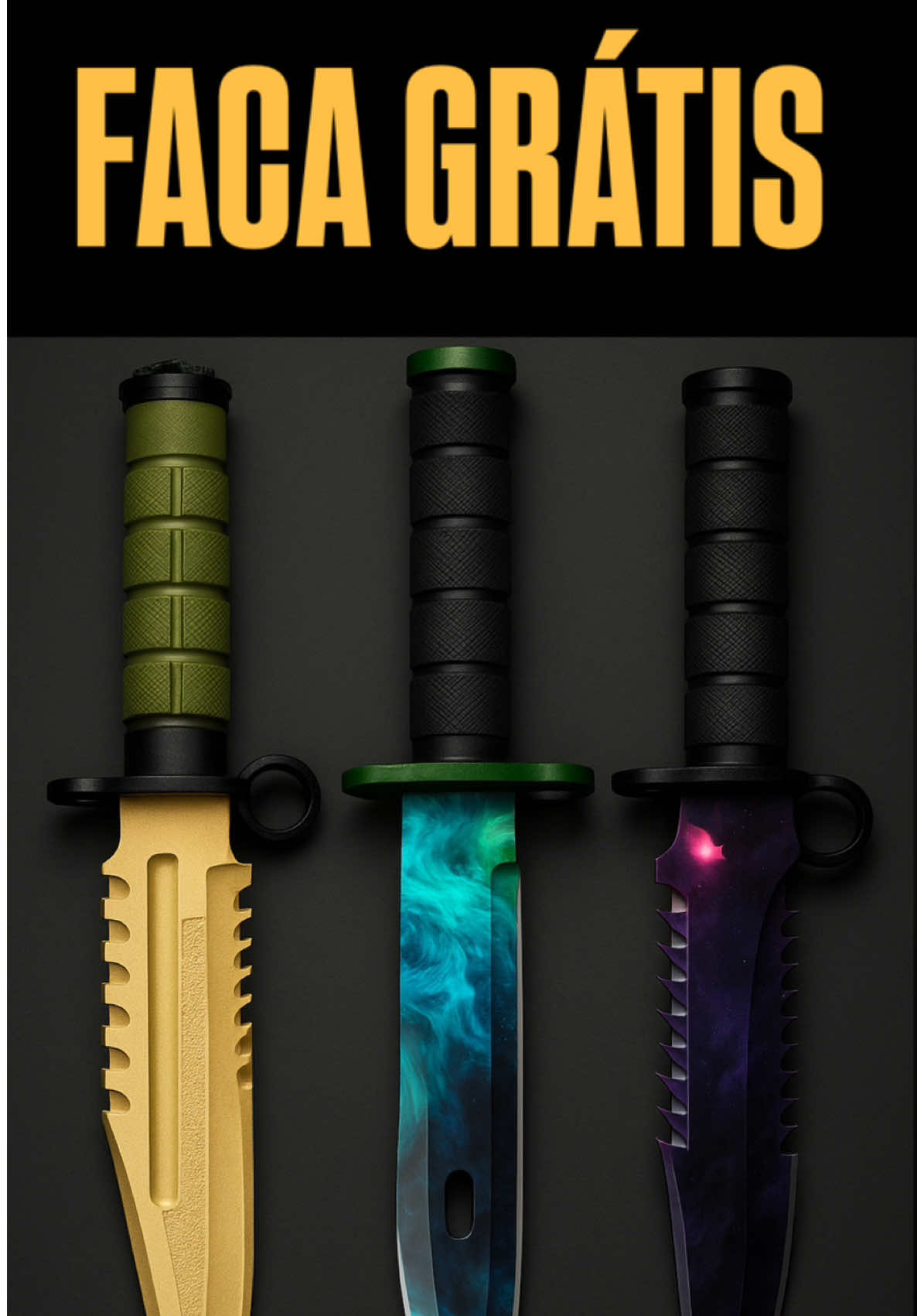 🎯 QUER GANHAR UMA FACA NO CS2 SÓ DEIXANDO SEU PC LIGADO? É isso mesmo que você leu… Na minha LIVE na Twitch, além de aulas de CS com meus alunos e gameplays de alto nível com os SUBS, a LOJINHA da TWITCH voltou com TUDO! 🔥 💎 São + de R$30.000,00 em FACAS e SKINS disponíveis pra você FARMAR PONTOS e trocar pela que quiser! 📅 De SEG a SEX tem LIVE — é só deixar aberta no seu PC ou celular que você já começa a farmar automaticamente. 🚨 E o melhor: SUBS farmam 10x mais! Ou seja, 10x mais chances de sair com sua FACA dos sonhos 😍 🎥 Venha agora: Twitch.tv/CSRfps Aprenda CS comigo e ainda ganhe SKINS de graça! 🎁
