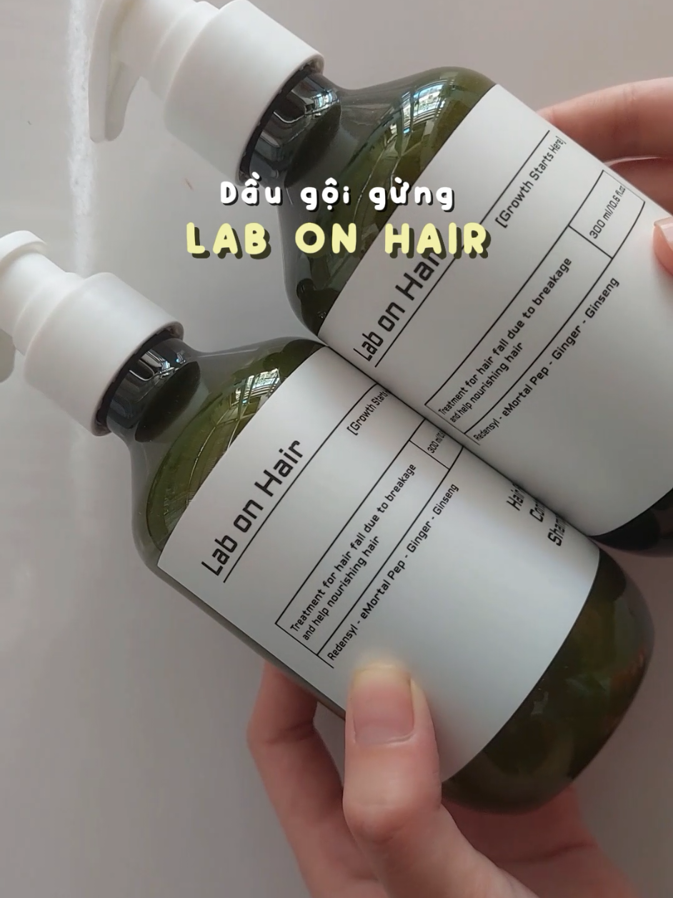 Dầu gội gừng LAB ON HAIR✨️#daugoigung #daugoi #labonhair #daugoilabonhair #duongtoc#moctoc #tóc #tocdau #tocgau #tócđẹp 