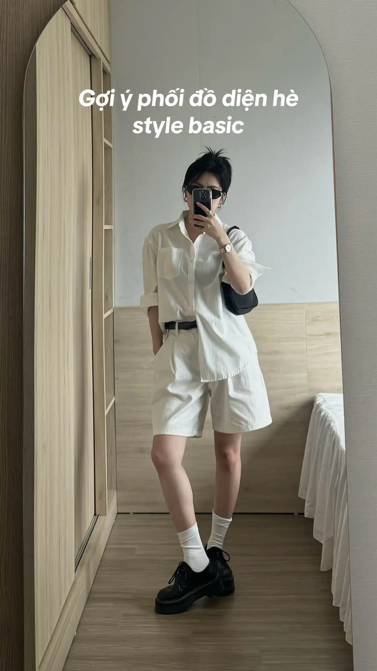 Yêu sự đơn giản 🤍 #ngatrik #phoidoxinh #OOTD #basic #basicfit #outfitideas #outfitinspo 