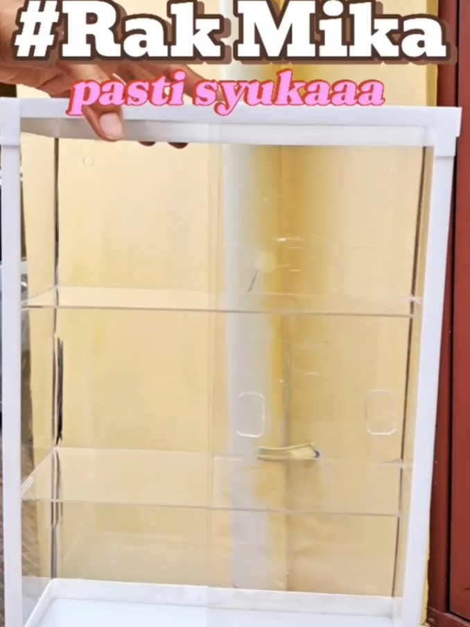 yuk cek detail etalase akriliknya biar gak salah milih #rak #rakgantung #rakmika #rakakrilik #rakkoleksi #rakakrilikmurah #rakjualan #etalasejualan #pastimurah #cuantanpabatas #ekstrabantuin 