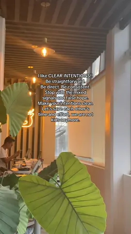 A person's inconsistency is a sign to step back.