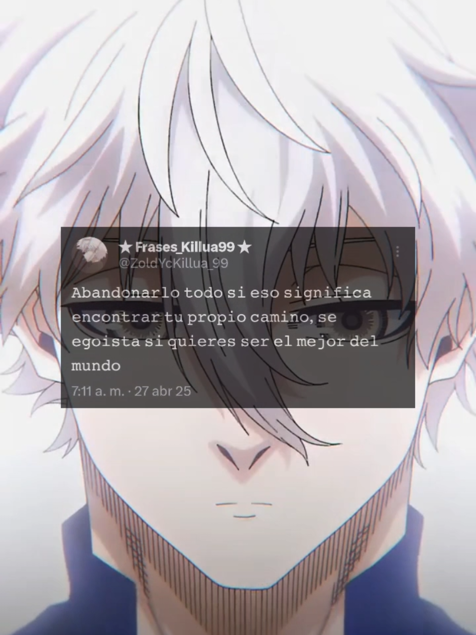 #egocentrico #ego #nagi #bluelock #animefrases #frasesgod #egoista 